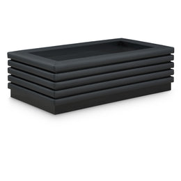 Meridian Rory Black Vegan Leather Coffee Table