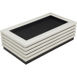 Meridian Rory Cream Vegan Leather Coffee Table