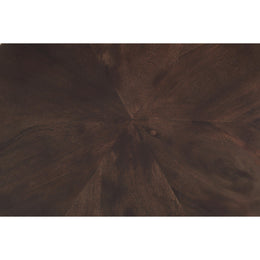 Meridian Diamante Brown End Table