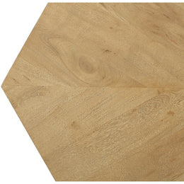 Meridian Diamante Oak Coffee Table
