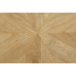 Meridian Diamante Oak Coffee Table