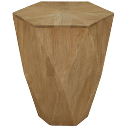 Meridian Diamante Oak End Table