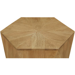 Meridian Diamante Oak End Table