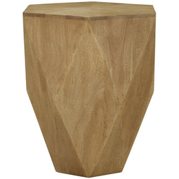 Meridian Diamante Oak End Table