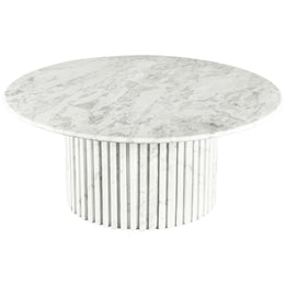 Meridian Genoa White Coffee Table