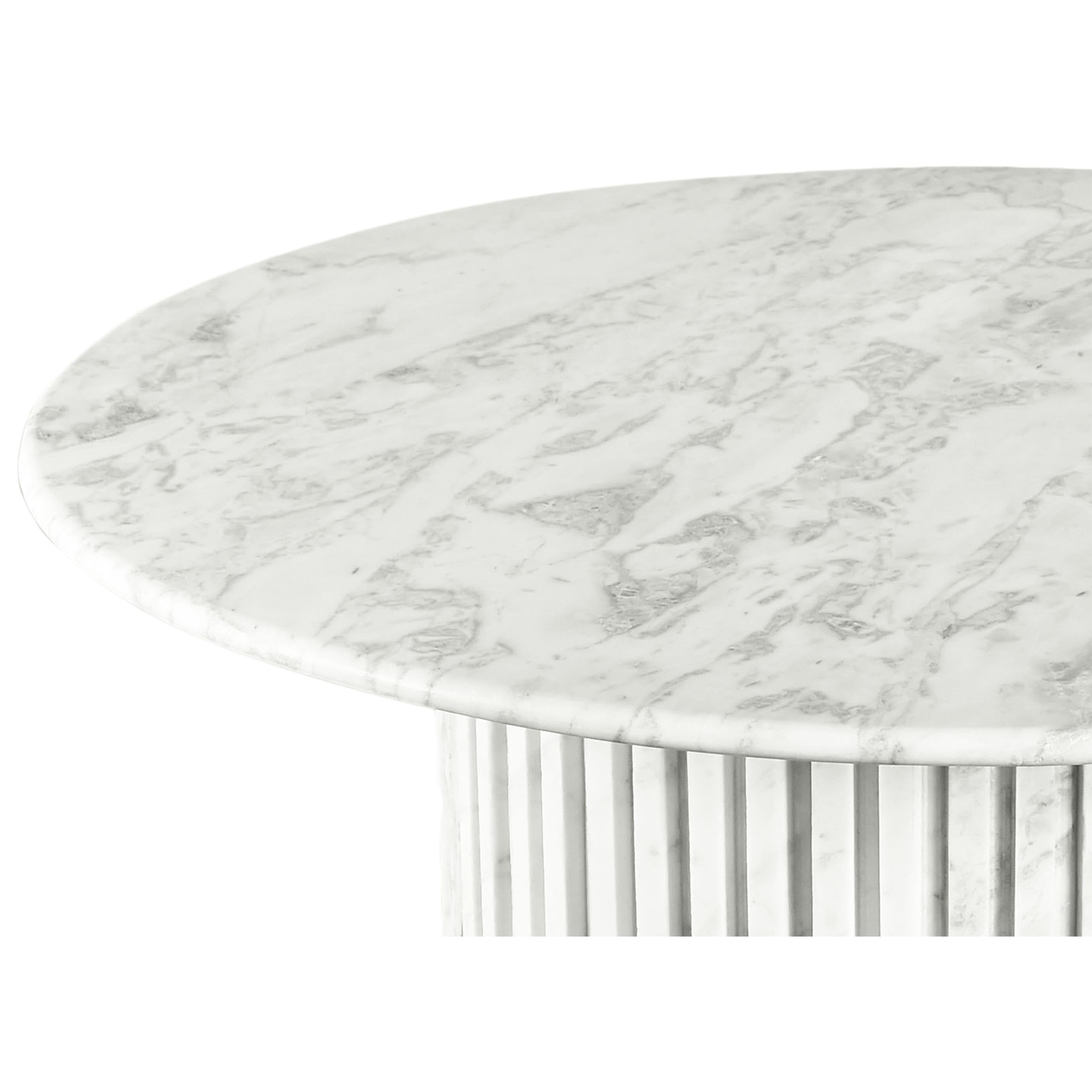 Meridian Genoa White Coffee Table