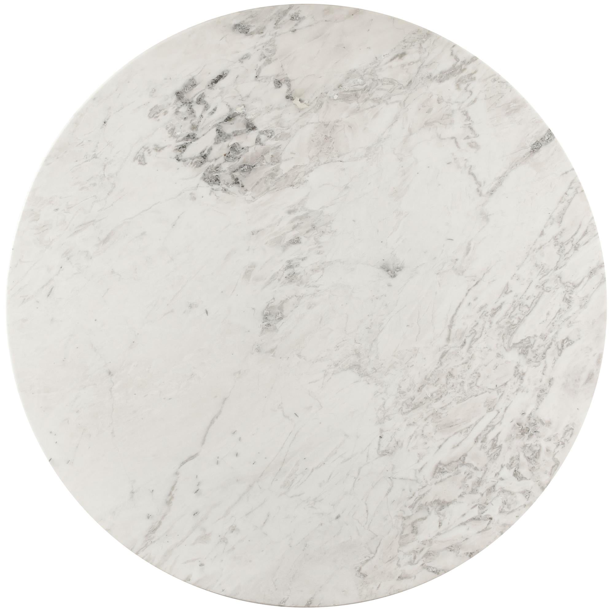 Meridian Genoa White Dining Table