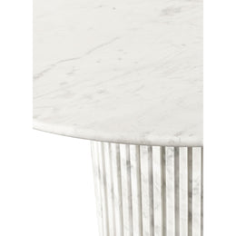 Meridian Genoa White Dining Table