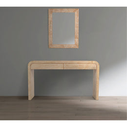 Meridian Cresthill White Oak Console Table