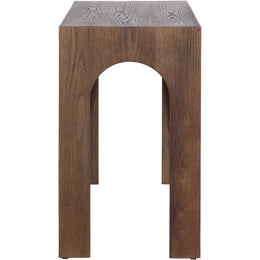Meridian Arch Brown Console Table