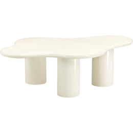 Meridian Romaine Cream Coffee Table
