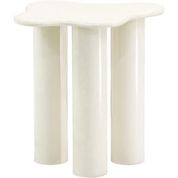 Meridian Romaine Cream End Table