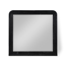 Meridian Fluted Black Mirror