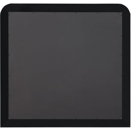 Meridian Fluted Black Mirror