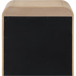 Meridian Fluted Natural Night Stand