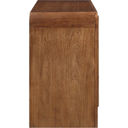 Meridian Fluted Walnut Dresser