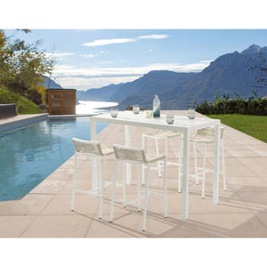 Meridian Maldives Outdoor Patio Rectangle Bar Table