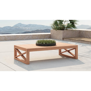 Meridian Anguilla Natural Teak Outdoor Coffee Table