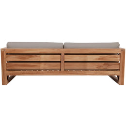 Meridian Anguilla Grey Water Resistant Fabric Outdoor Sofa