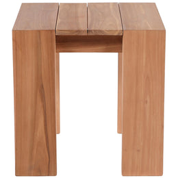 Meridian Tulum Natural Teak Outdoor End Table