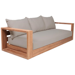 Meridian Tulum Grey Water Resistant Fabric Outdoor Sofa