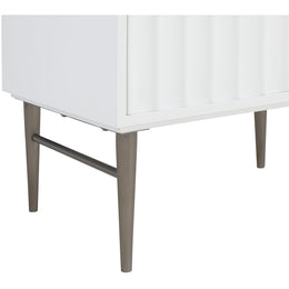 Meridian Modernist White Bathroom Vanity