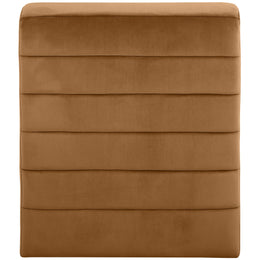 Meridian Ivy Saddle Velvet Accent Chair