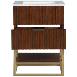 Meridian Monad Walnut Bathroom Vanity