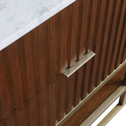 Meridian Monad Walnut Bathroom Vanity