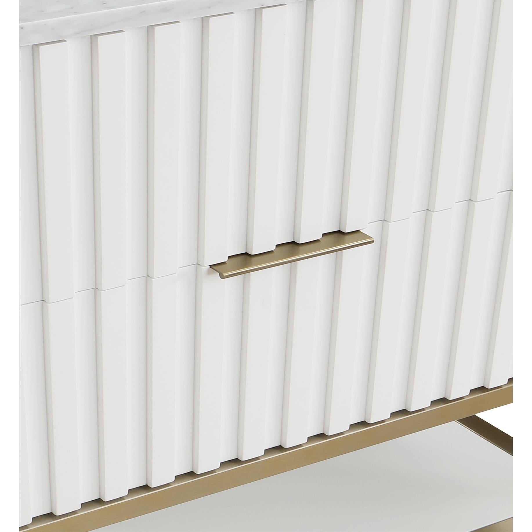 Meridian Monad White Bathroom Vanity