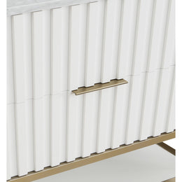 Meridian Monad White Bathroom Vanity