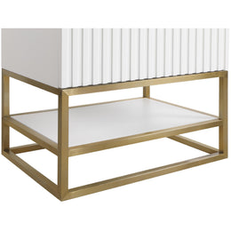 Meridian Monad White Bathroom Vanity