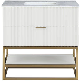 Meridian Monad White Bathroom Vanity