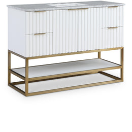 Meridian Monad White Bathroom Vanity