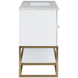 Meridian Monad White Bathroom Vanity