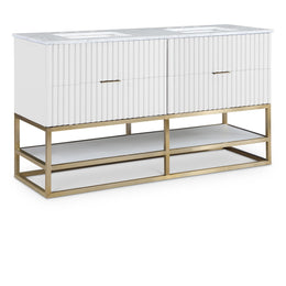 Meridian Monad White Bathroom Vanity