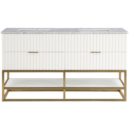 Meridian Monad White Bathroom Vanity