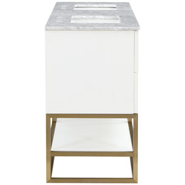 Meridian Monad White Bathroom Vanity