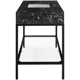 Meridian Marmo Black Engineered Marble Bathroom Vanity
