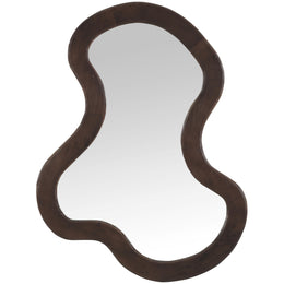 Meridian Oblique Brown Mirror