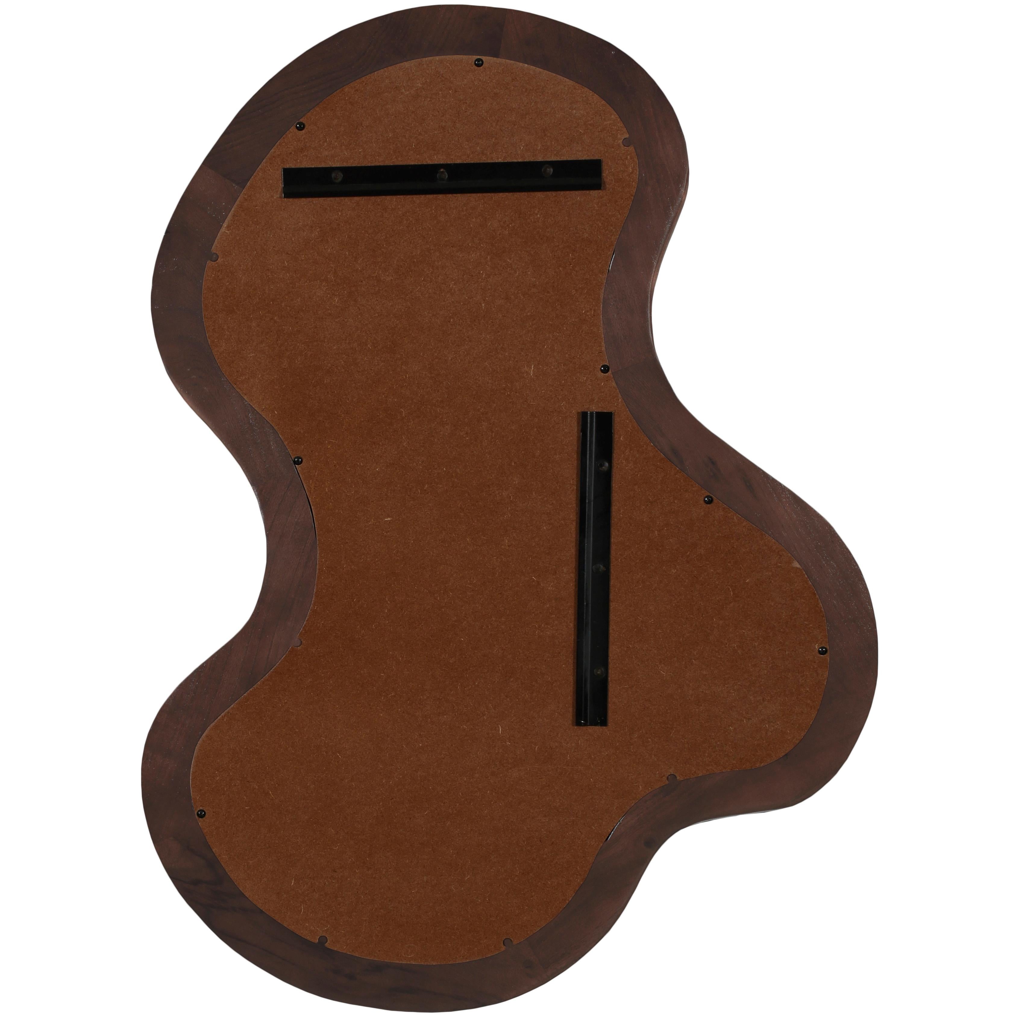 Meridian Oblique Brown Mirror