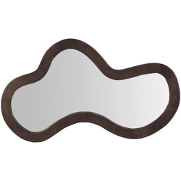 Meridian Oblique Brown Mirror