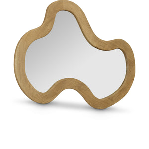 Meridian Oblique Oak Mirror