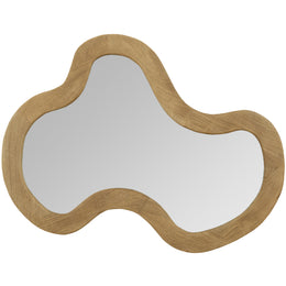 Meridian Oblique Oak Mirror