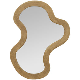 Meridian Oblique Oak Mirror