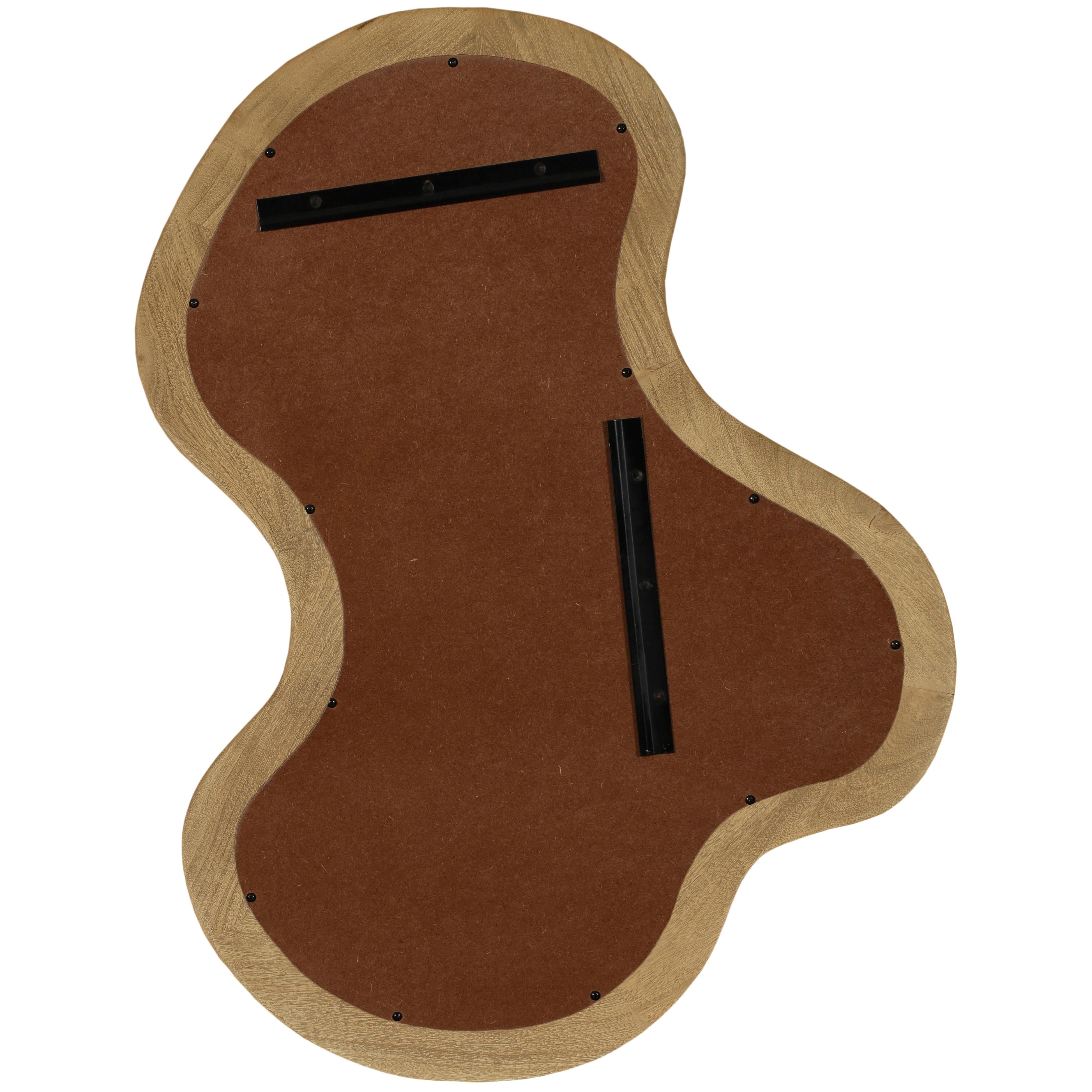 Meridian Oblique Oak Mirror