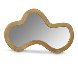 Meridian Oblique Oak Mirror