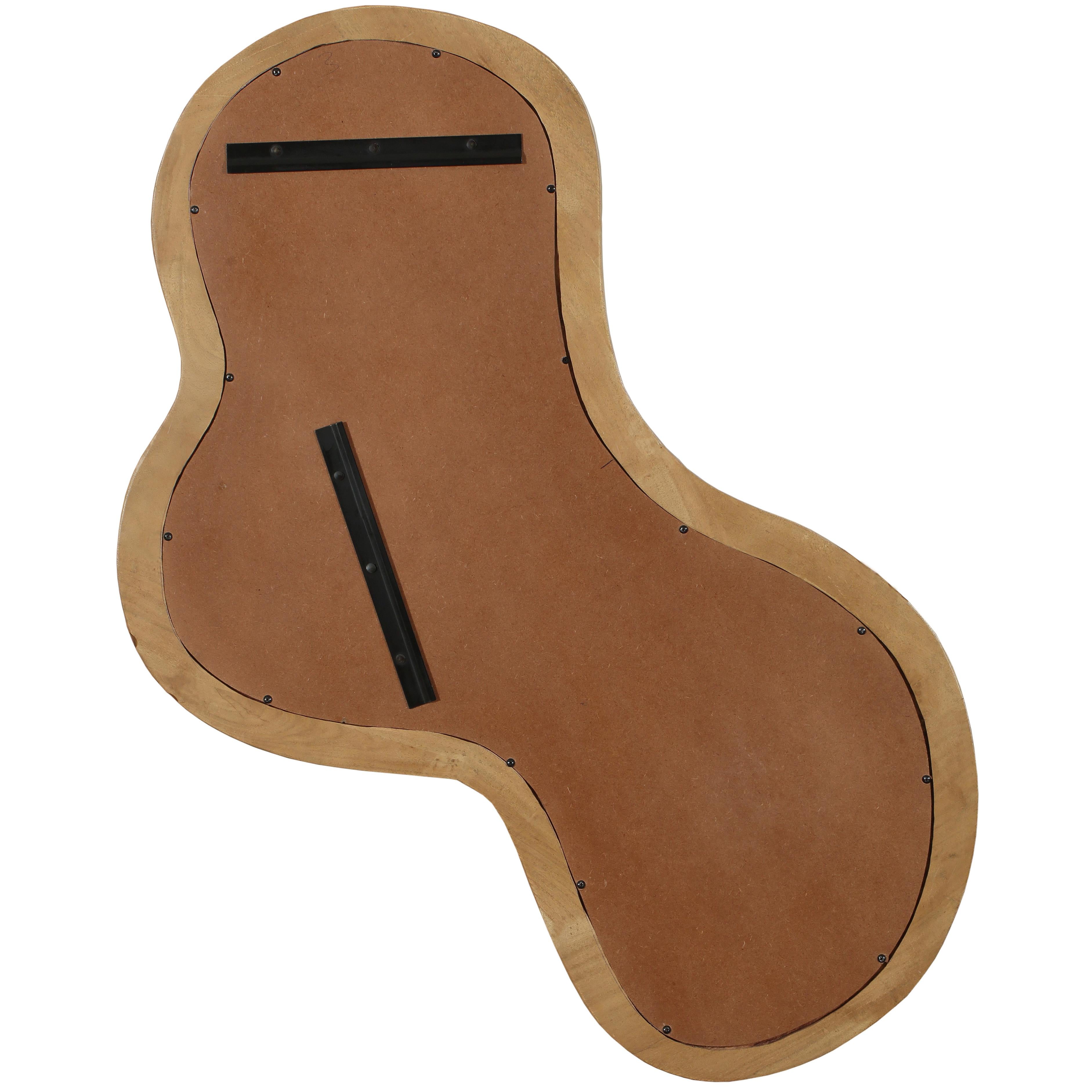 Meridian Oblique Oak Mirror