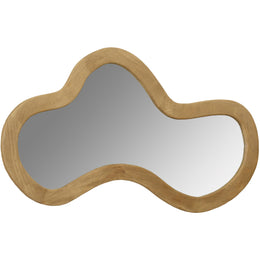 Meridian Oblique Oak Mirror