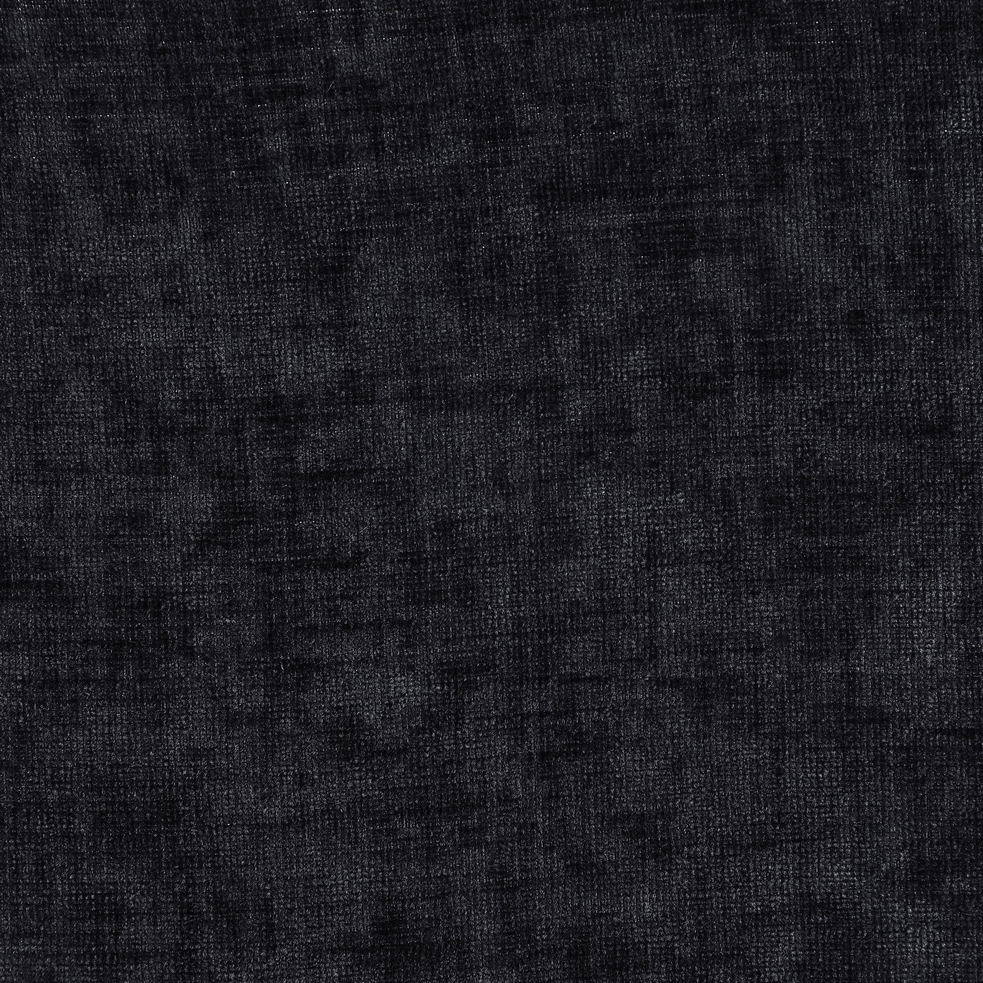 Meridian Emmet Black Chenille Fabric Dining Chair / Accent Chair